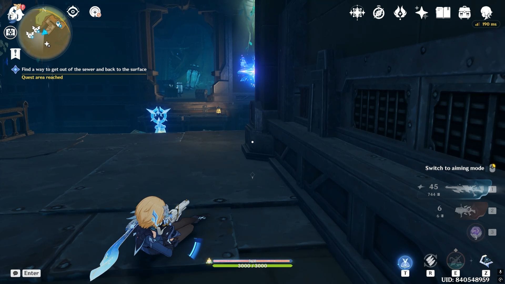 Slide under the gate (Image via HoYoverse)