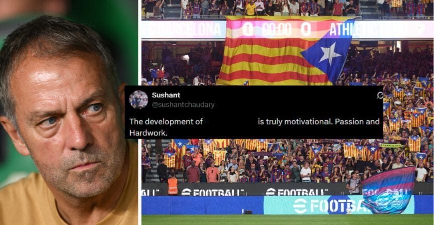 "What a revelation" - Barcelona fans laud one star for his improvement under Hansi Flick after their 2-0 win over Athletic Club