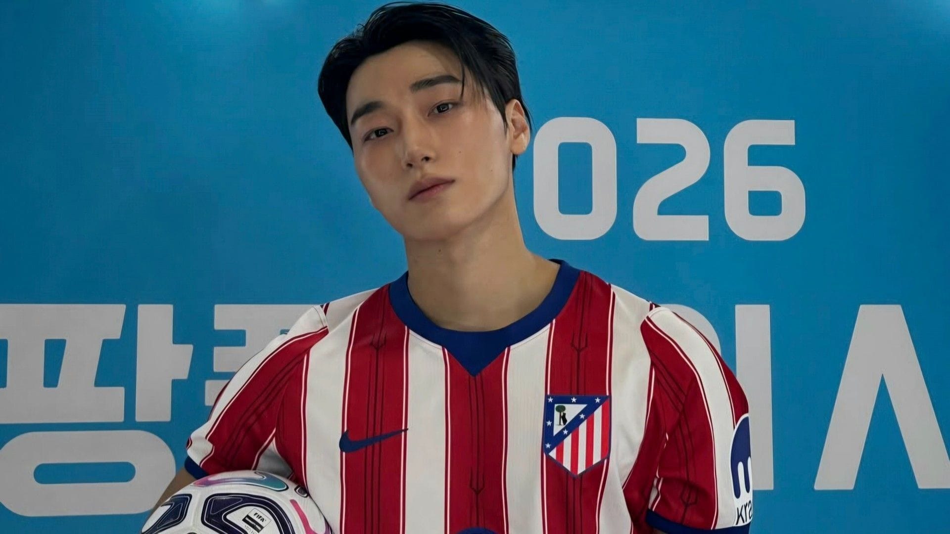 "Straight-up cringe" - Internet criticize ATEEZ's San as he goes viral doing "BAD" challenge at Manchester City vs. Atlético Madrid match