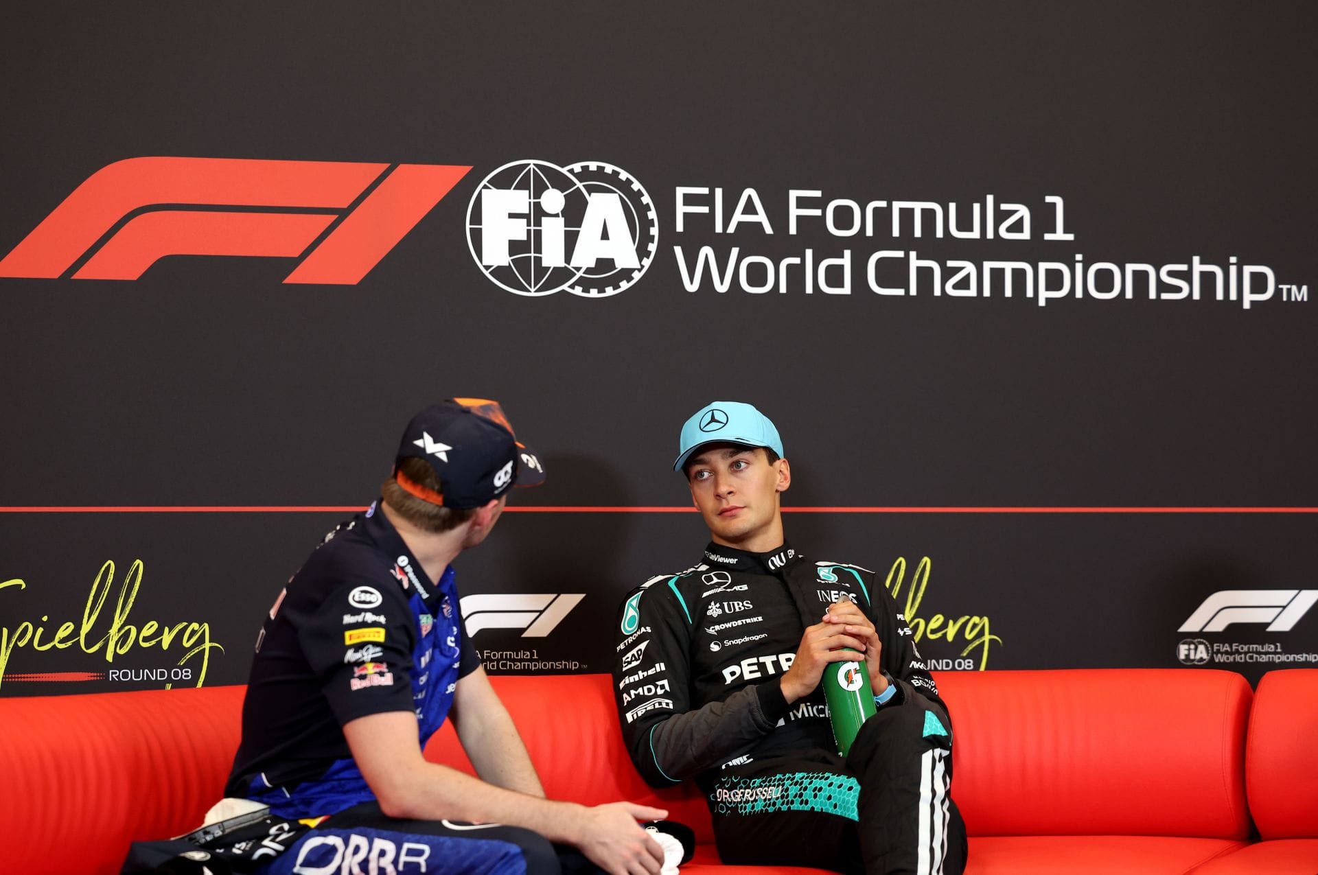 George Russell a target of a surprise dig from Max Verstappen during F1 Dutch GP qualifying