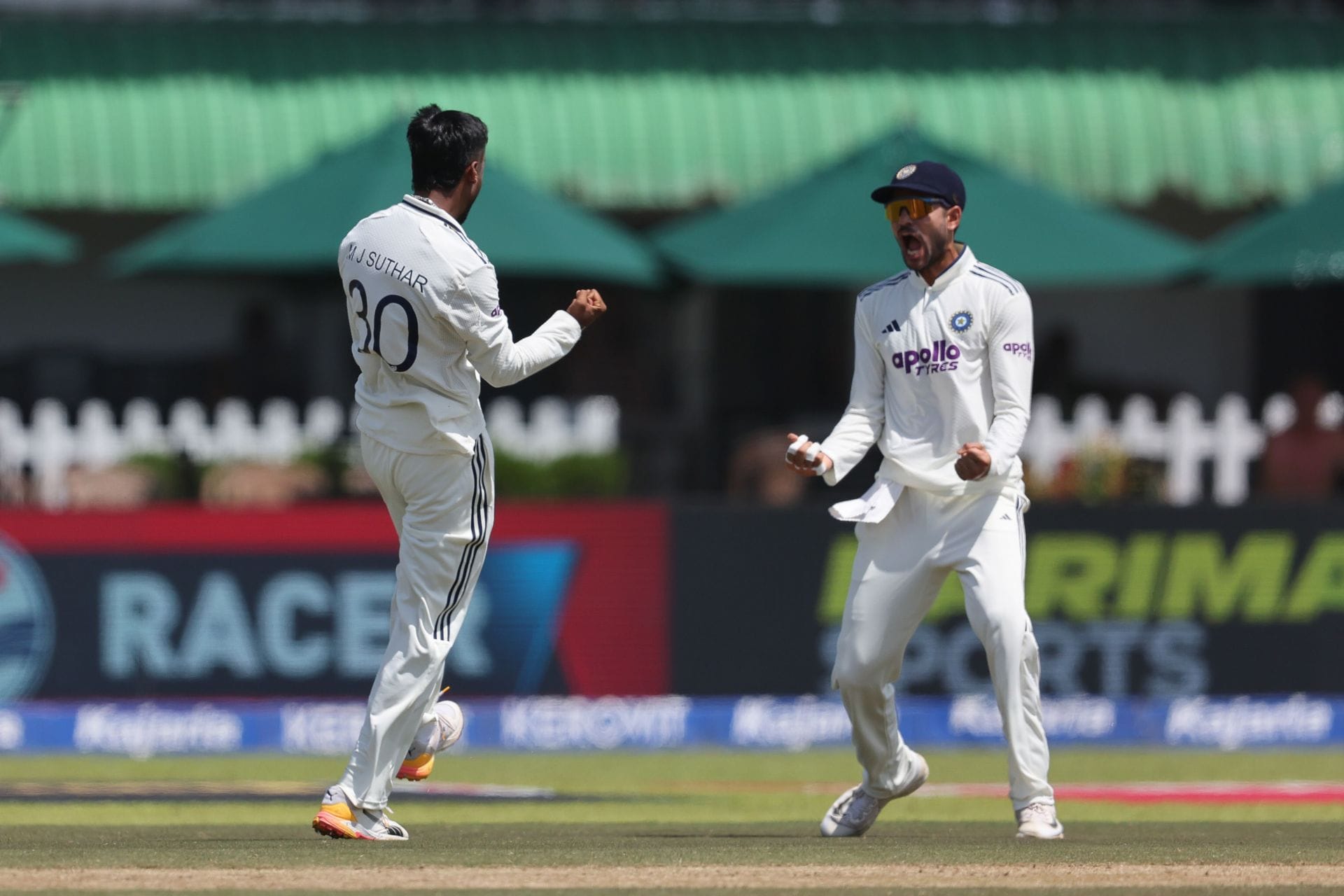 Manav Suthar strikes first ball to dismiss Dinesh Chandimal for 4 on Day 3 of SL vs IND 2026 1st Test [Watch] 