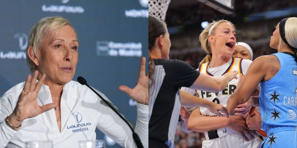 Martina Navratilova blasts Fever coach after she dismisses Sophie Cunningham's 'intentional' foul claim