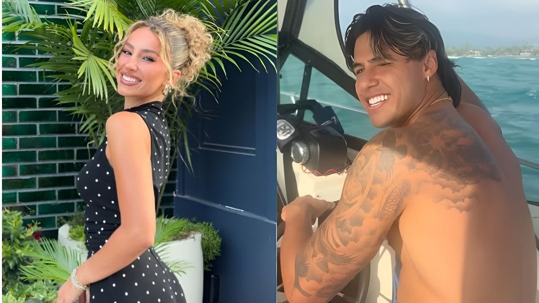 Bengals WR Andrei Iosivas likes Gia Duddy posing in butter-yellow camisole top with retro jeans amid dating rumors