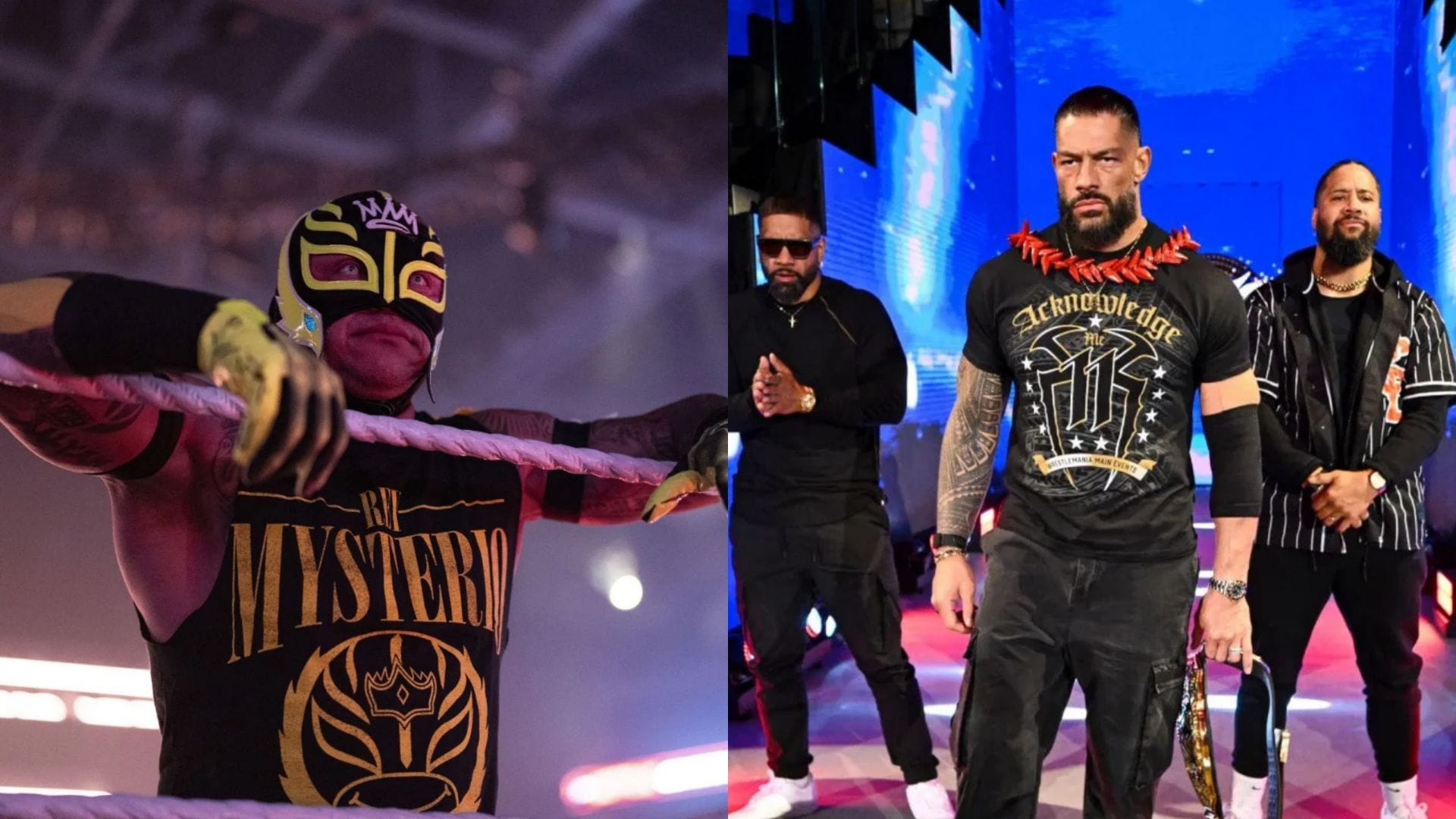 "I ain't wishing you luck" - Rey Mysterio to Bloodline Member ahead of WWE debut