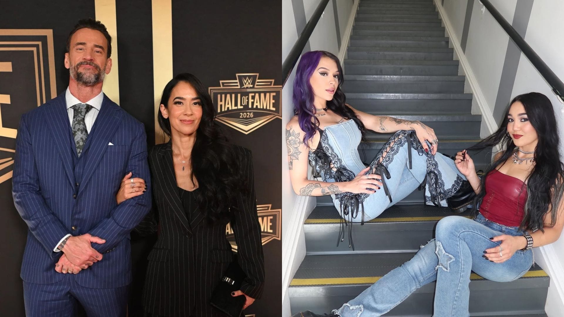 Family Reunion: CM Punk & AJ Lee with Roxanne Perez & Elayna Black