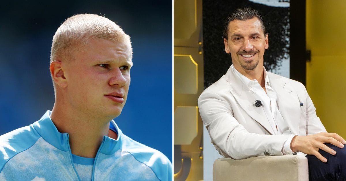 "Block me and erase my number" - Zlatan Ibrahimovic hilariously reacts as Erling Haaland changes hairstyle ahead of Premier League season