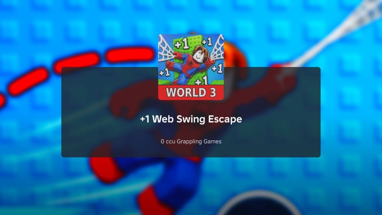 +1 Web Swing Escape codes (August 2026)