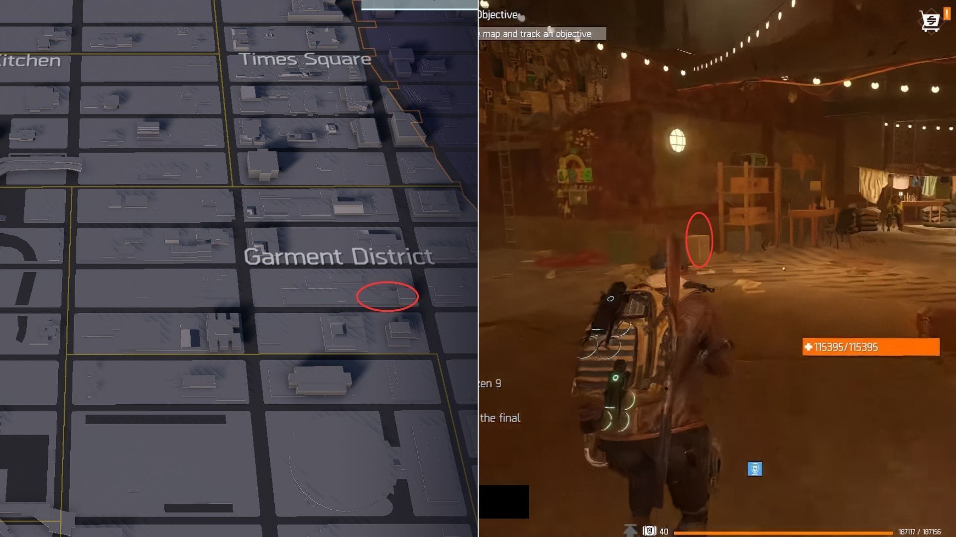 Find the safe under the only active wall light (Image via Ubisoft || YouTube/@ShivTDR)