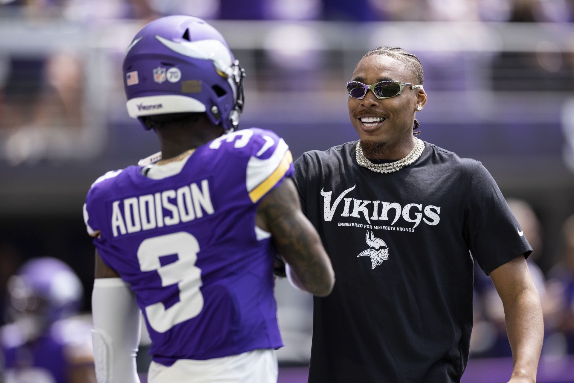 "Not even the best in the NFC North": Rich Eisen faces fan backlash after bold claim about Justin Jefferson, Jordan Addison and Jauan Jennings