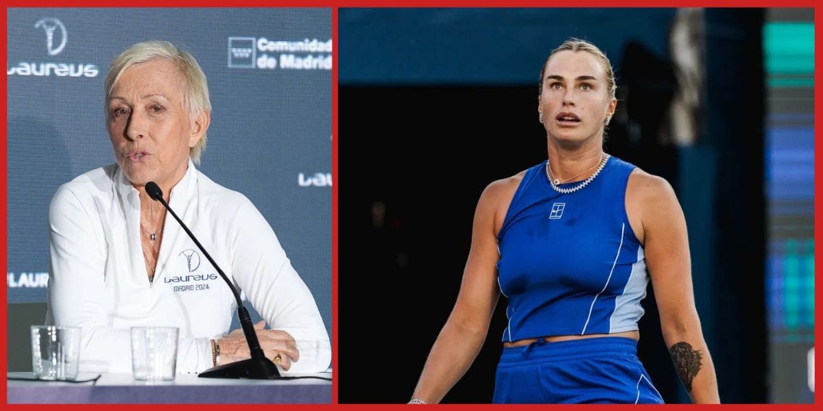 "Misogynist bulls*it" - Martina Navratilova furious as Aryna Sabalenka faces 'masculine' allegations over trans athlete debate