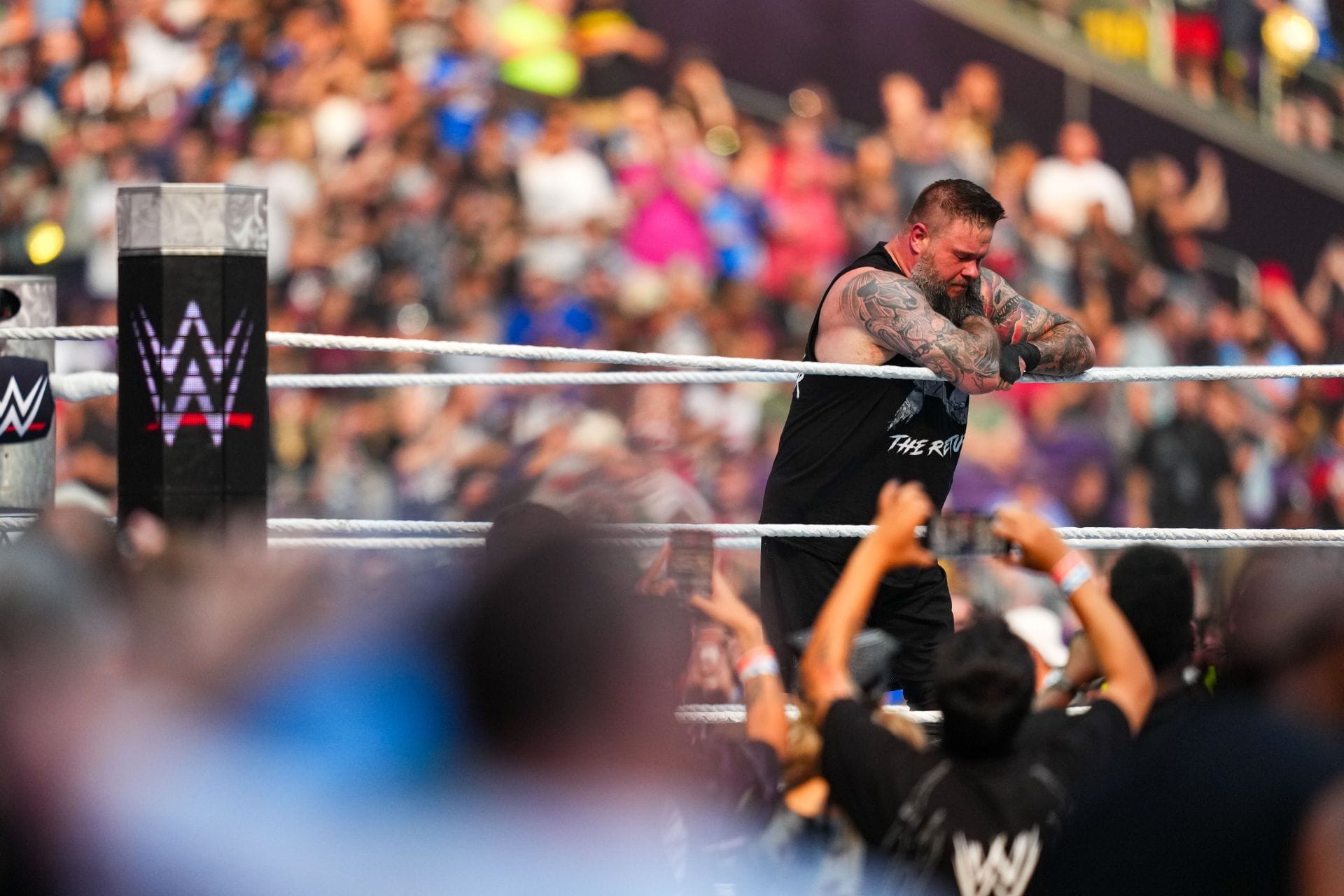 WATCH: Becky Lynch's emotional reaction during Kevin Owens' return at WWE SummerSlam