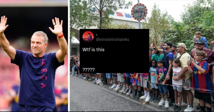 "Very confusing lineup", "W*f is this" - Barcelona fans react as Hansi Flick names starting XI to take on Elche