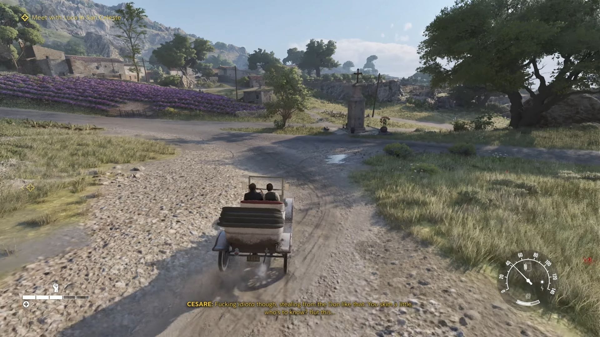 Drive to Luca (Image via 2K || YouTube/@ThatMuteGamer)
