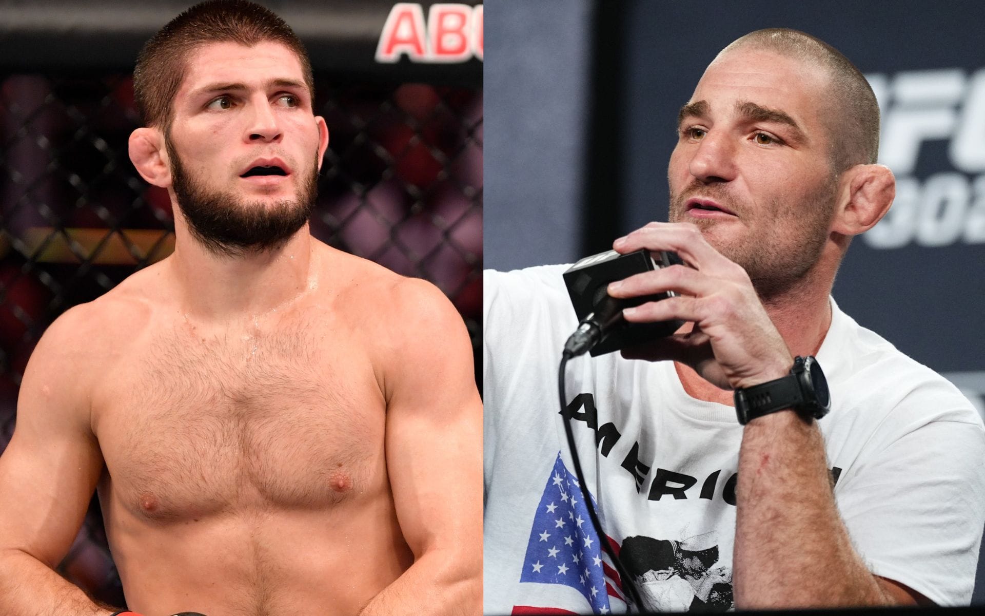 "This is my fight" - Khabib Nurmagomedov makes a surprising offer to 'Sneako' after seeing his sparring session with Sean Strickland