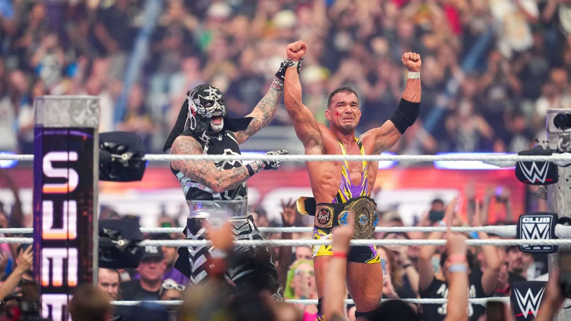 Emotional Reunion: Chad Gable Embraces Forgotten WWE Partner After Intercontinental Title Win At SummerSlam [VIDEO]