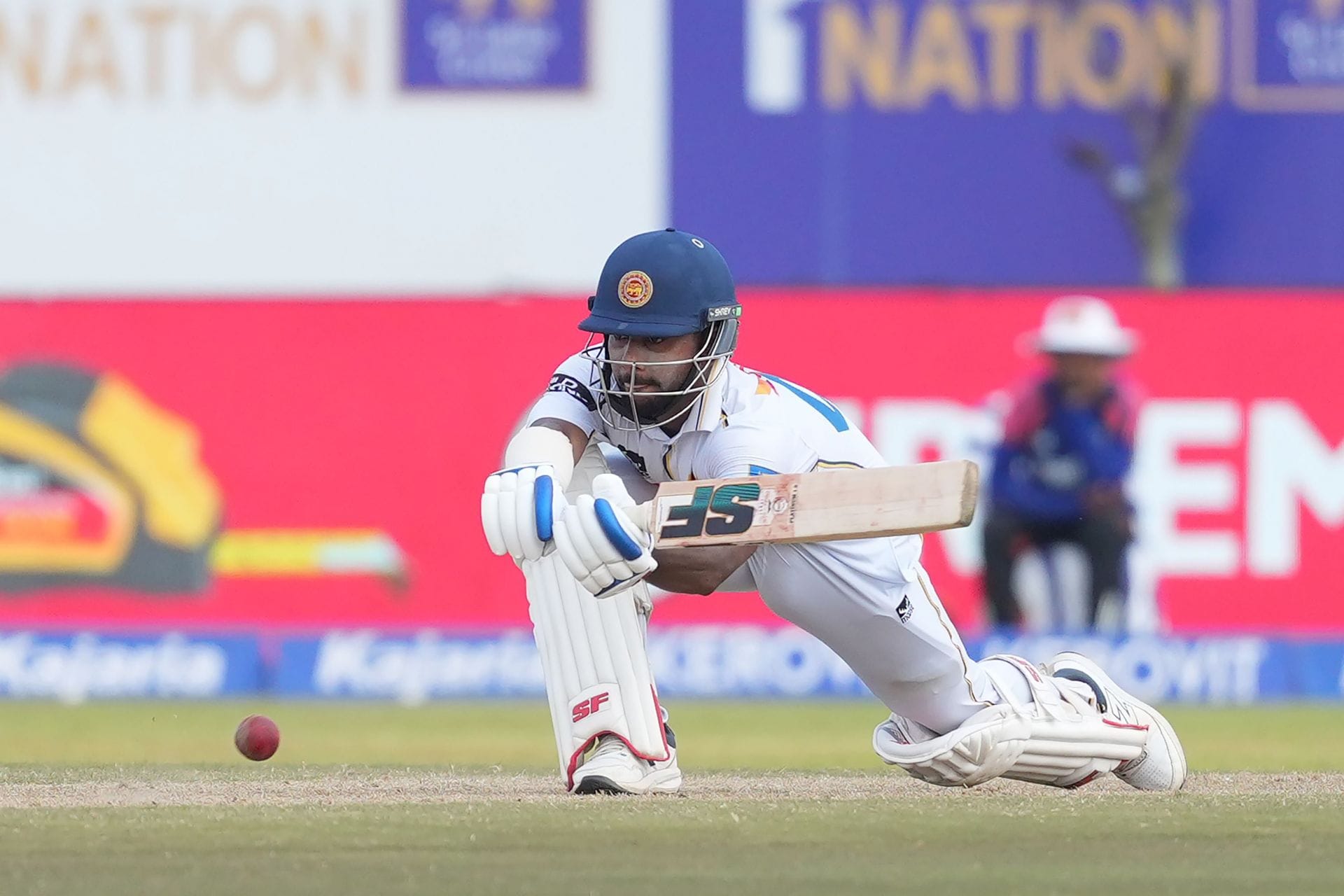 Sonal Dinusha celebrates in joy after reaching maiden ton in SL vs IND 2026 1st Test [Watch]