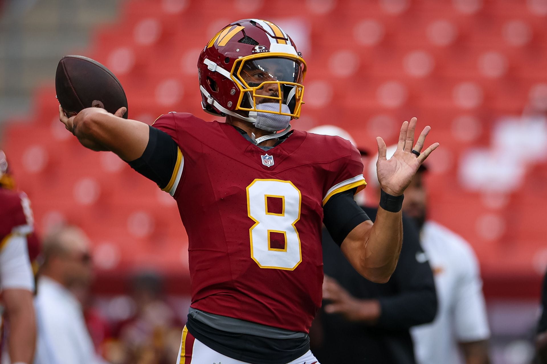 "Softest generation of QBs ever" "Marcus looking older than the coaching staff": NFL fans react as Commanders QB likely to miss remainder of preseason