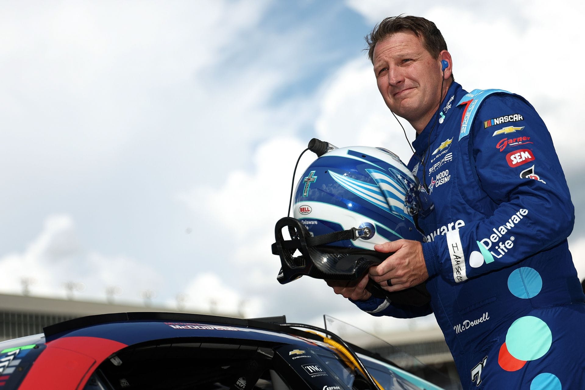 Michael McDowell - NASCAR Cup Series race at Atlanta. Source: Getty