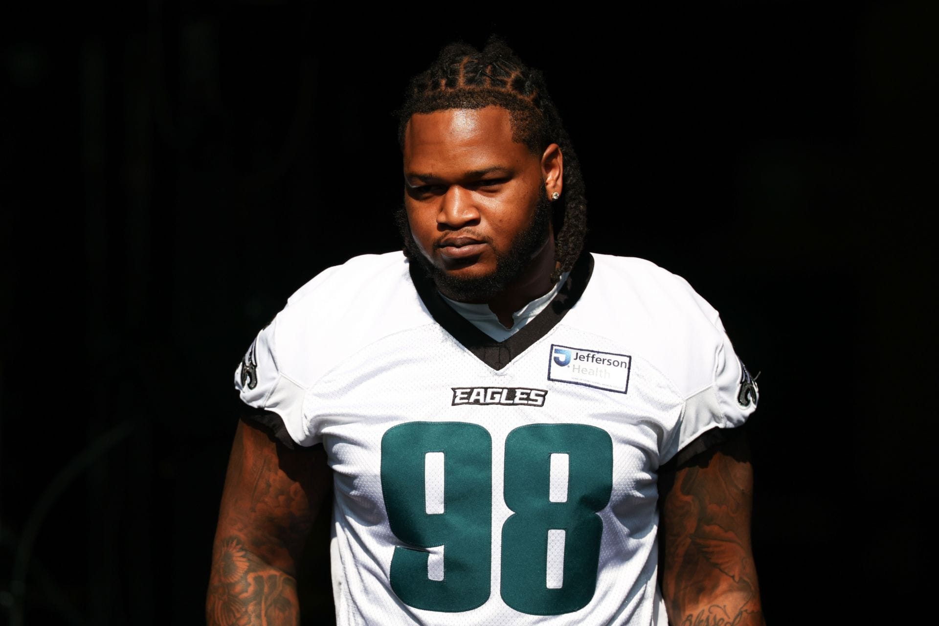 Jalen Carter reveals shedding off 10 pounds during offseason by cutting “big daddy meals”