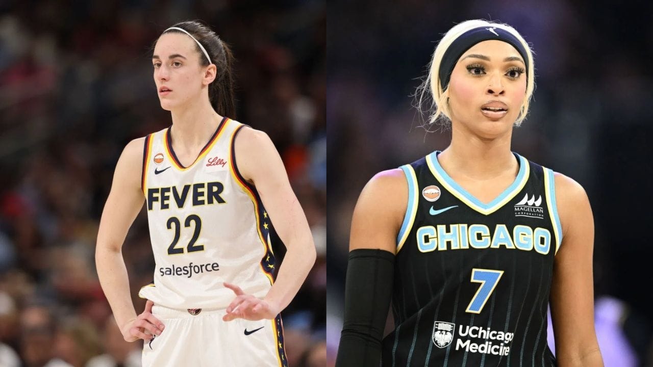 "Dying for her 5 minutes of fame", "No privilege" - WNBA Fans Lose It As DiJonai Carrington Mocks Caitlin Clark With Flopping Gesture After Foul Call