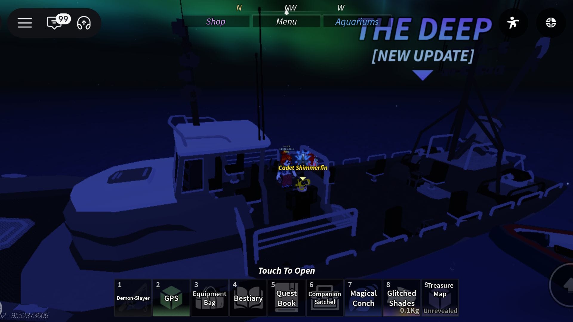 The Deep boat (Image via Roblox)