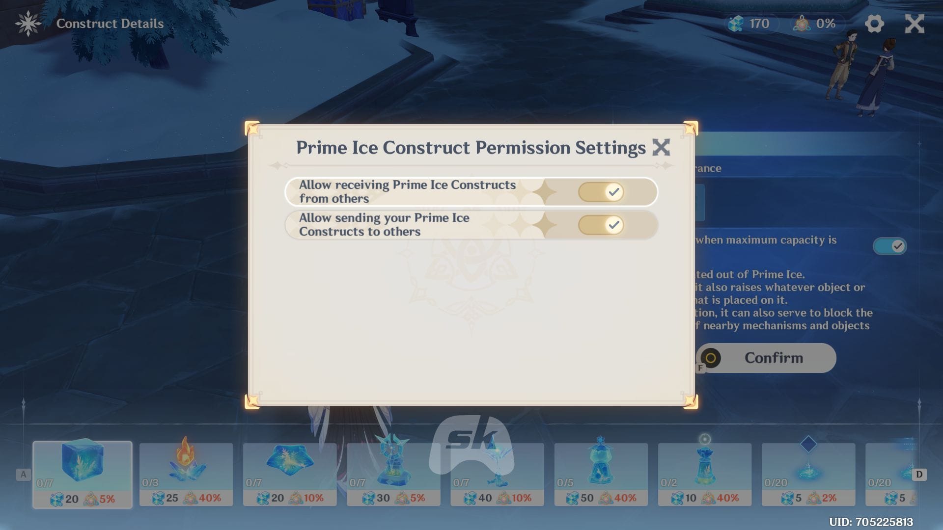 Toggle off this option (Image via Sportskeeda Gaming || HoYoverse)