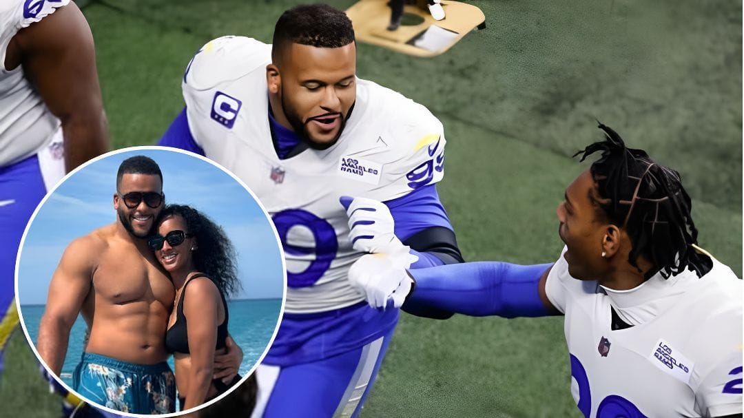 Jalen Ramsey sends 6-word message to Aaron Donald's wife Erica for letting Rams legend "out of the house" to unretire
