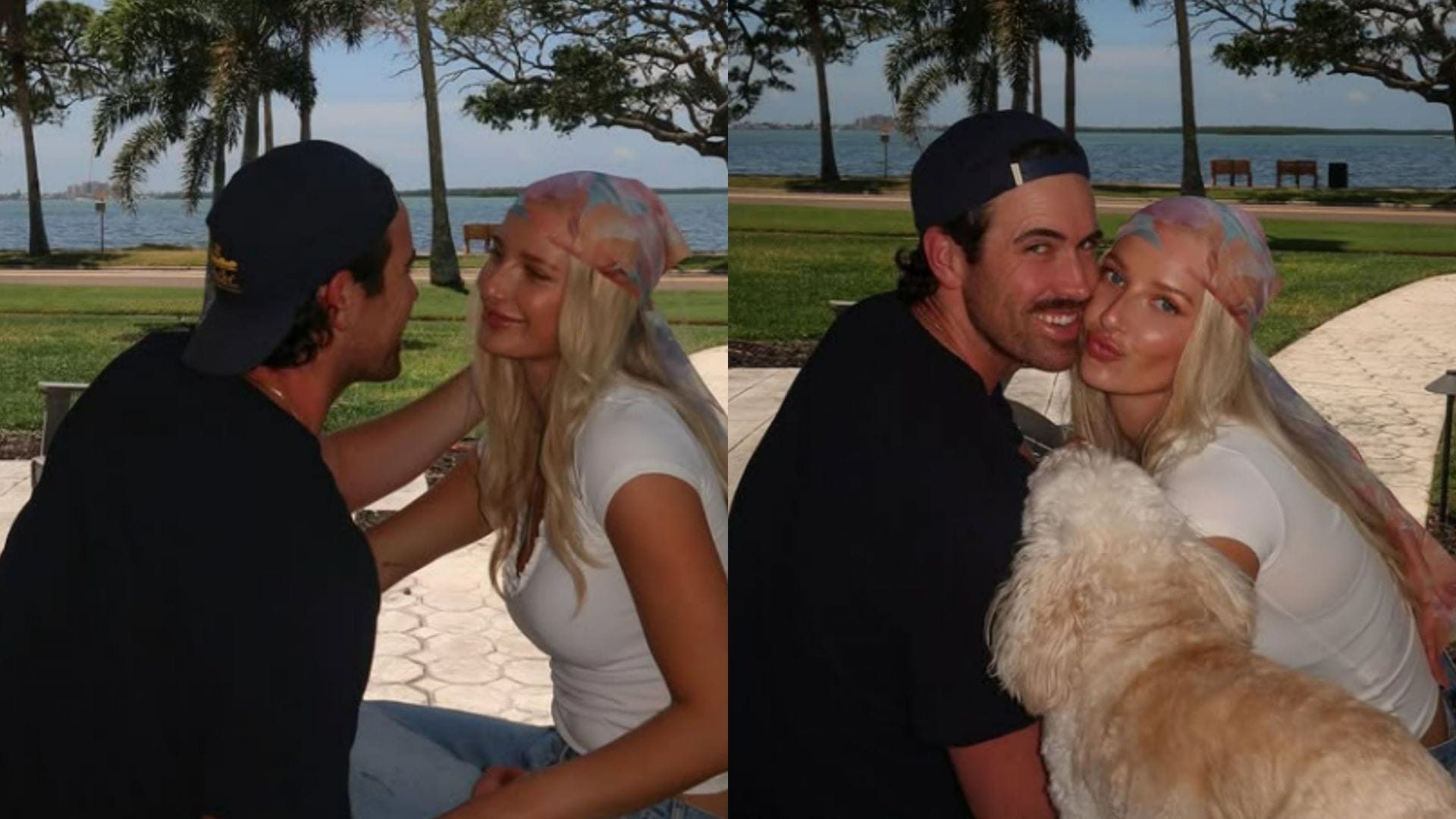 Dylan Cease's girlfriend, Blue Jays wives react to Shane Bieber's wife Kara turning heads in New York City