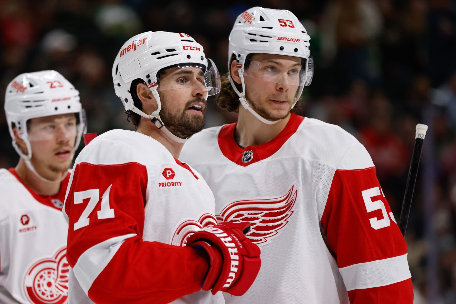 Red Wings' Moritz Seider voices thoughts on Dylan Larkin's trade request & Steve Yzerman's ousting as GM