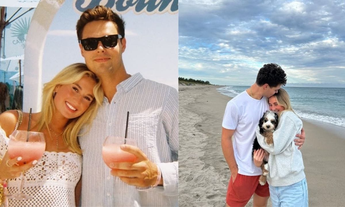 PICTURES: Bryce Martin-Grudzielanek's girlfriend Casey Roberts dons yellow bandeau bikini, enjoys beach getaway