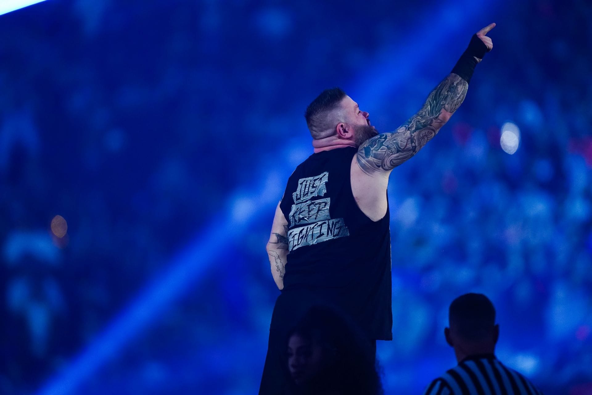 WWE Referee Steps In After Kevin Owens Is Injured