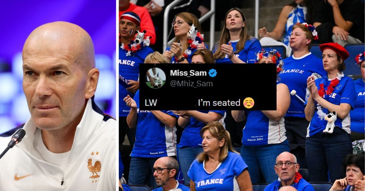 "I'm seated", "I used to pray for times like this" - Fans react as Zinedine Zidane names his first XI as France boss for Turkey clash