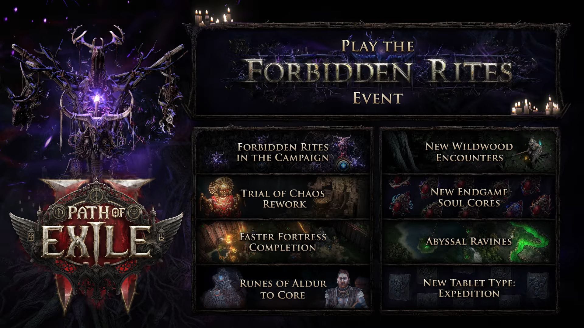 Path of Exile 2 0.5.5 Forbidden Rites release time countdown