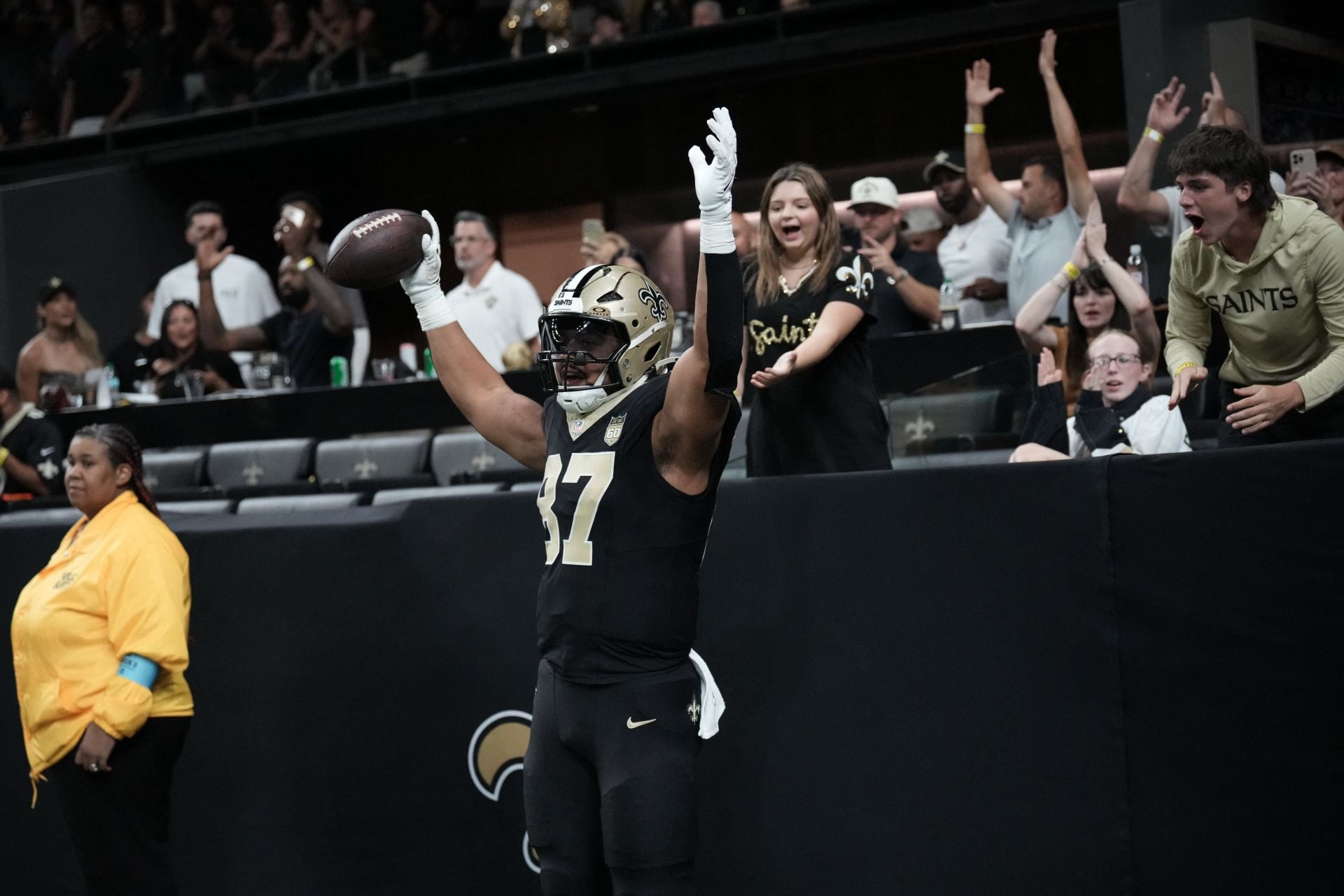New Orleans Saints' Noah Fant has not popped much despite his speed - Source: Imagn