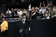 New Orleans Saints' Noah Fant has not popped much despite his speed - Source: Imagn