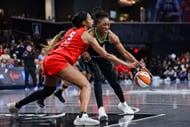 Angel Reese steals the ball from Nneka Ogwumike - Source: Imagn