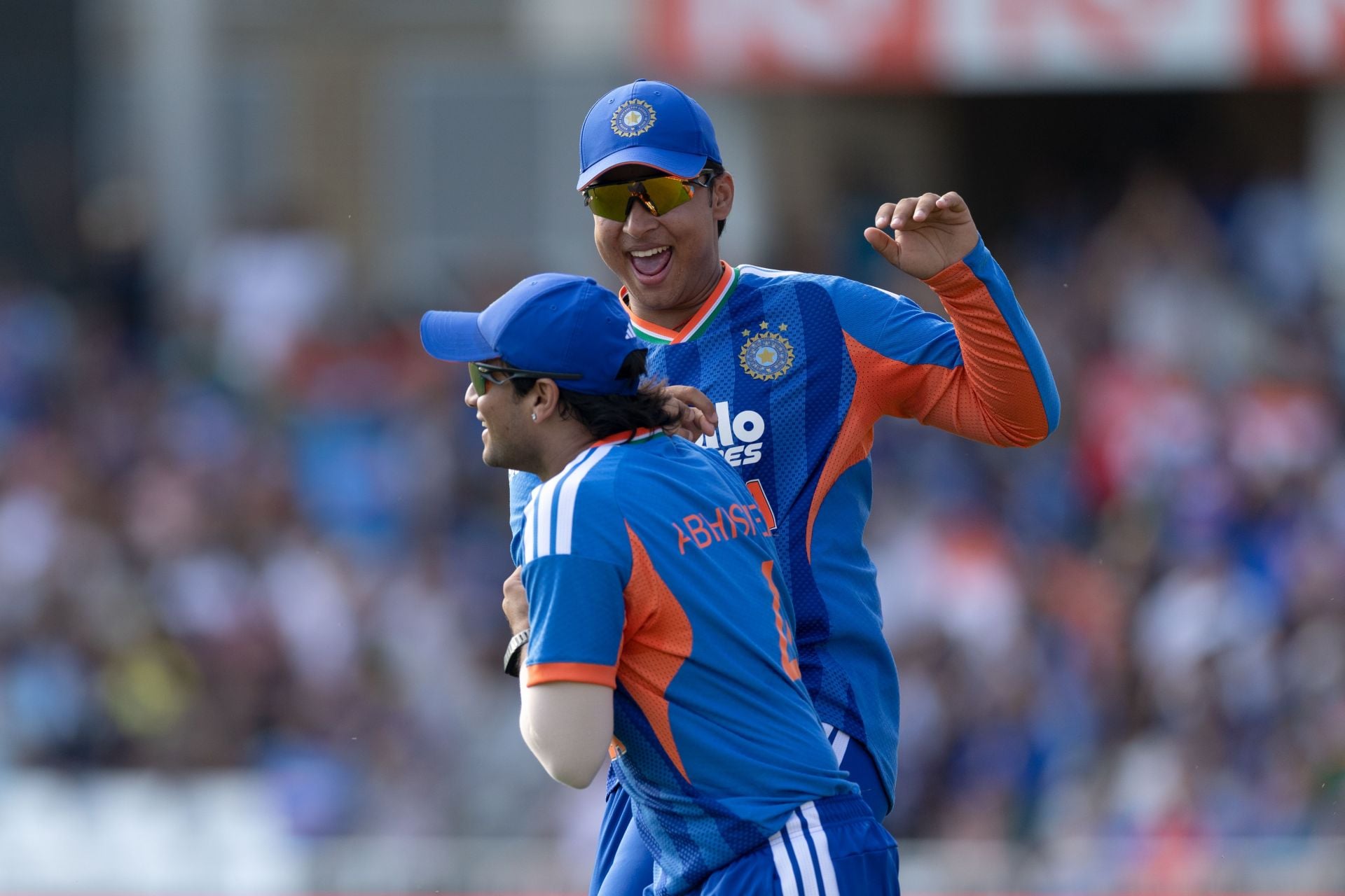 Vaibhav Sooryavanshi playfully sets Abhishek Sharma's hairstyle after AFG vs IND 2026 T20I series trophy presentation [Watch] 