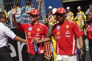 Lewis Hamilton and Charles Leclerc at the Spanish Grand Prix - Source: Getty