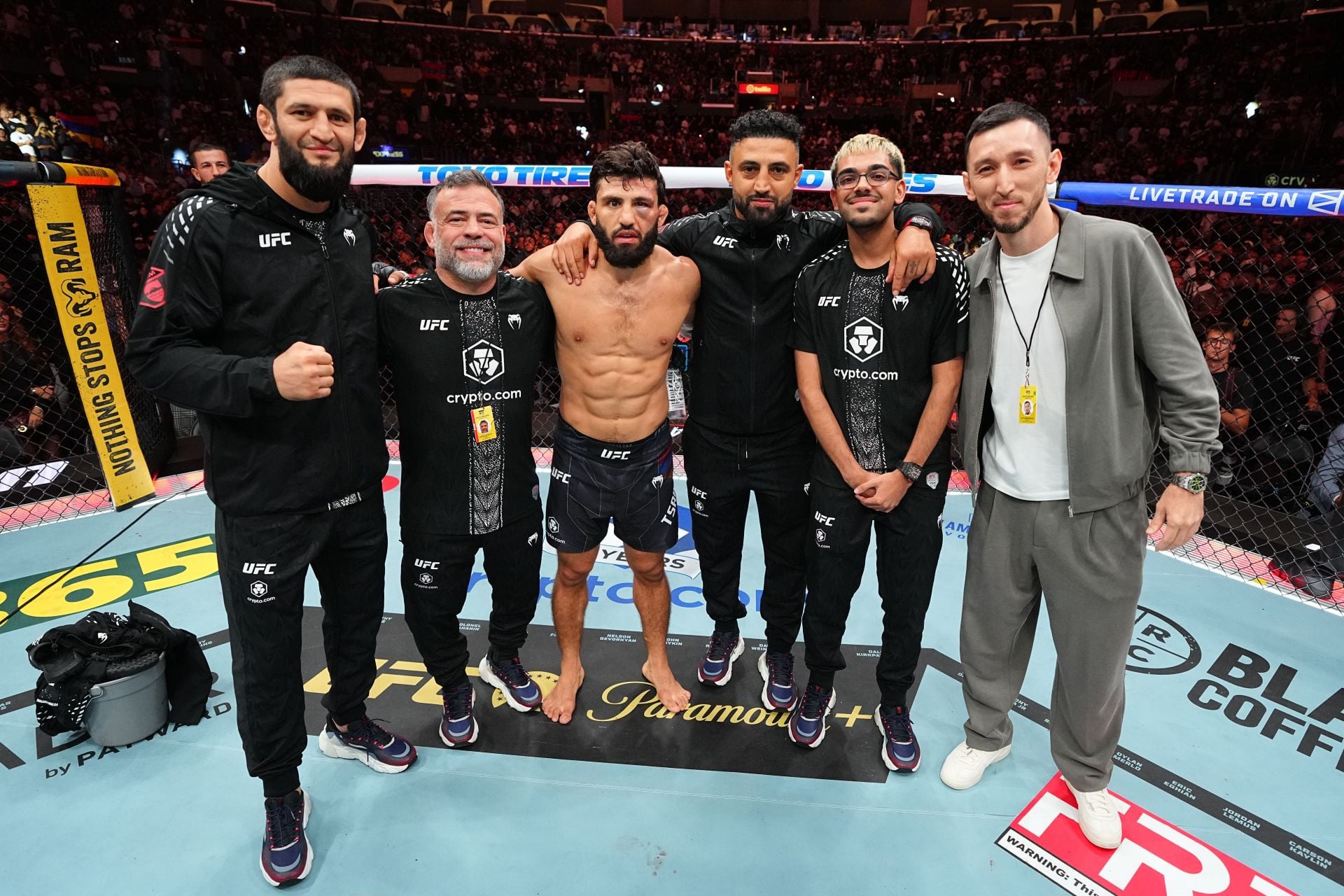 “I heard it and did it” - Arman Tsarukyan credits N3on for incredible elbow finish at UFC 331 