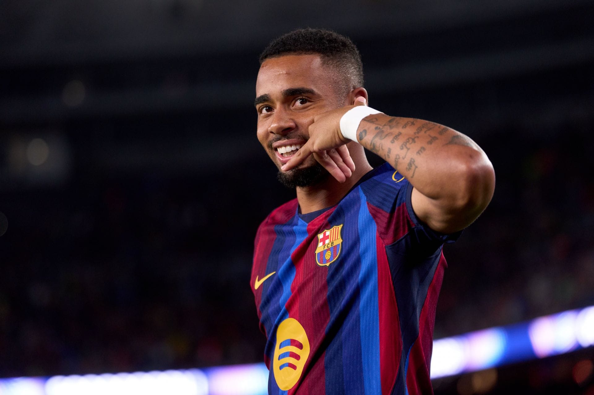 Gabriel Jesus explains why scoring first goal for Barcelona in Champions League gives him ‘different kind of emotion’