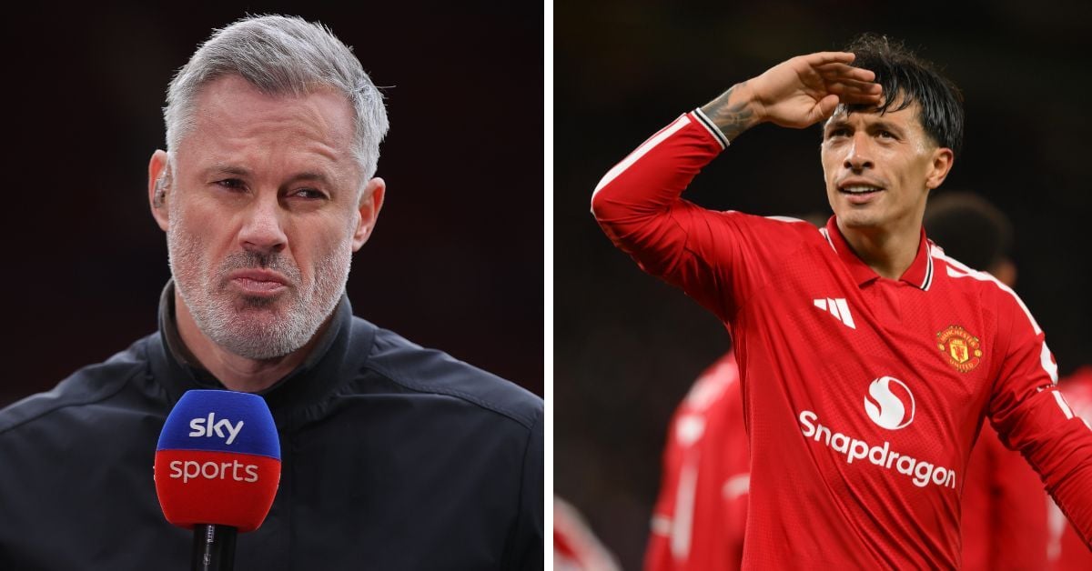 Manchester United defender Lisandro Martinez responds after Jamie Carragher issues apology during live show after Champions League win vs Sabah