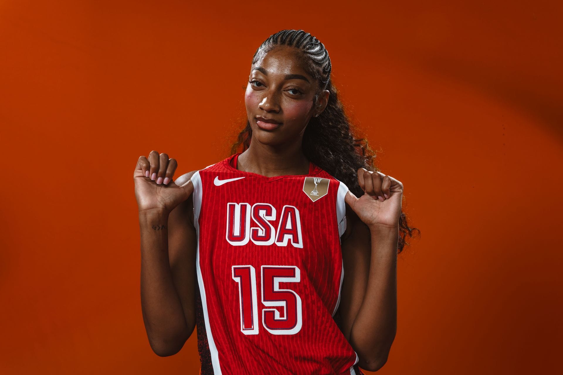 Caitlin Clark's Teammate Drops Two-Word Reaction as Angel Reese Shares Team USA Photoshoot
