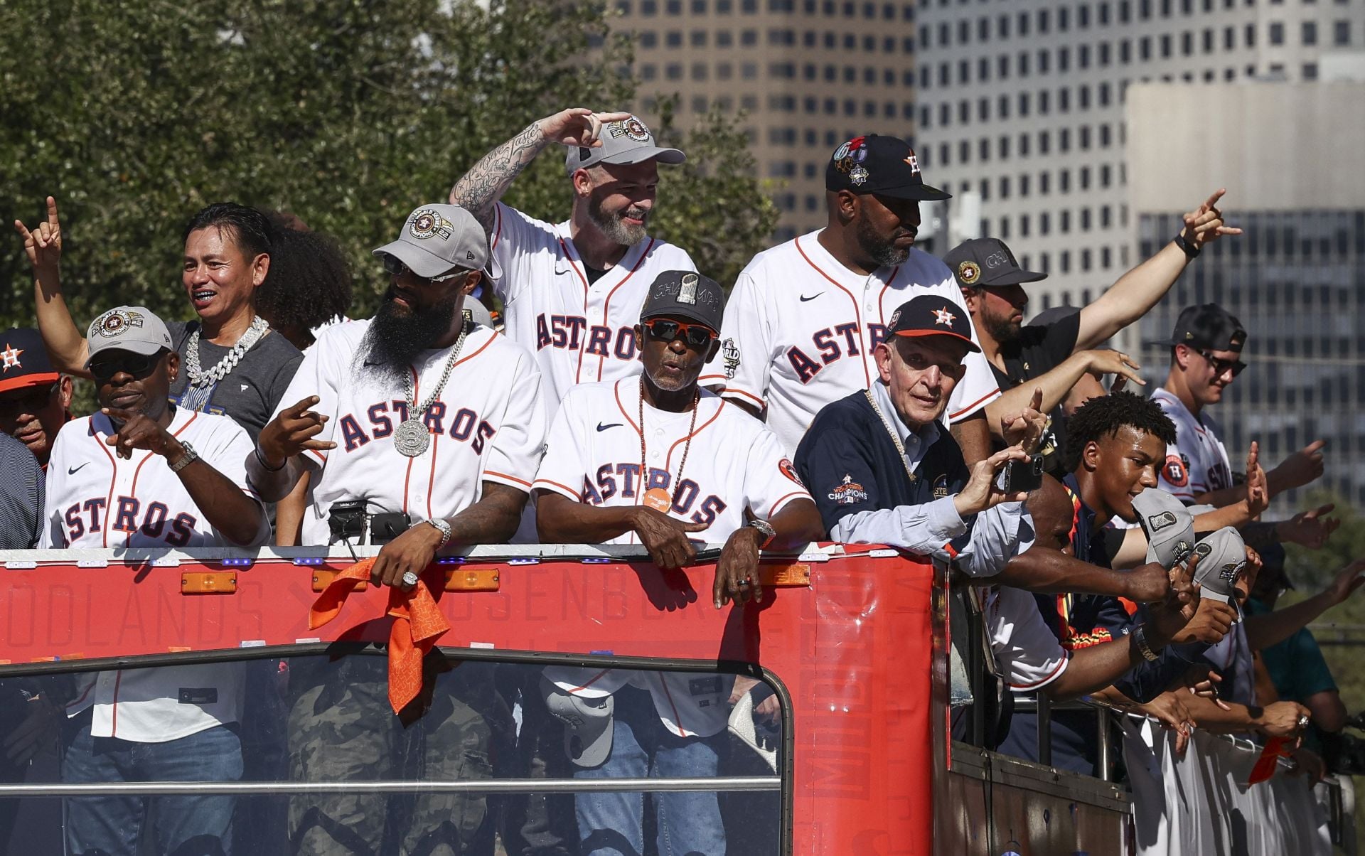 The Houston Astros, Cleveland Guardians, Detroit Tigers, Minnesota Twins and Philadelphia Phillies are tied with 18 postseason appearances - Source: Imagn