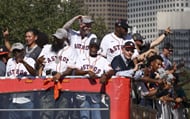 The Houston Astros, Cleveland Guardians, Detroit Tigers, Minnesota Twins and Philadelphia Phillies are tied with 18 postseason appearances - Source: Imagn
