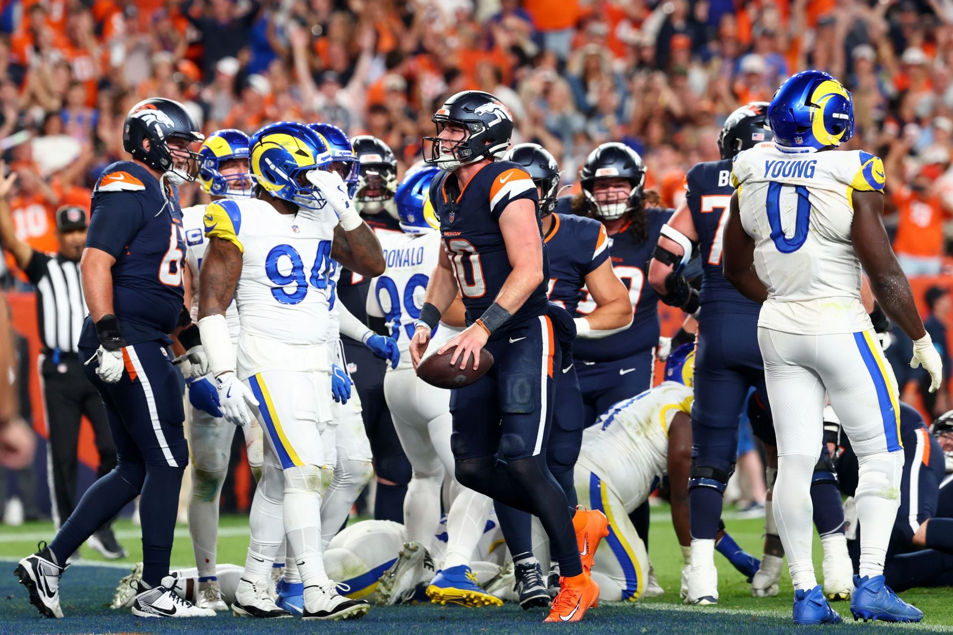 "Most rigged game ever seen," "Rams got robbed": NFL fans rip referees for controversial DPI call as Broncos pull stunning 16-point comeback win