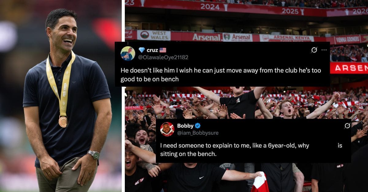 “He’s too good to be on the bench” - Arsenal fans unhappy with 28-year-old star not being part of starting line-up vs Aston Villa