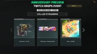 All rewards from Delta Force 2nd Anniversary Twitch Drops (Image via TiMi Studios)