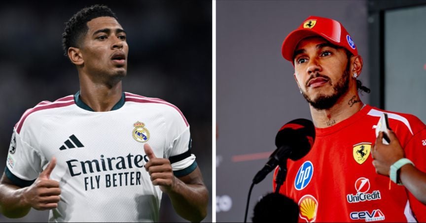 “You sound like my mom” - Real Madrid ace Jude Bellingham reacts to being teased by Lewis Hamilton in playful EA promo