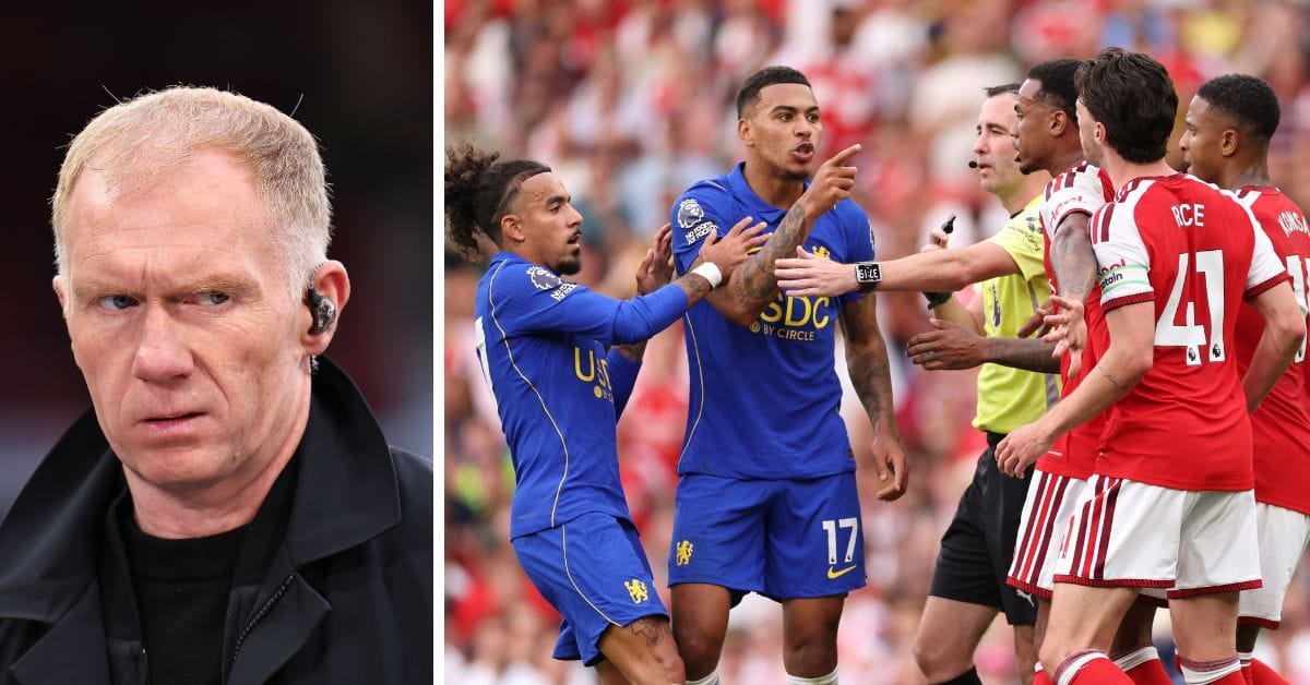 Paul Scholes suspects World Cup issue between Declan Rice and Morgan Rogers after ‘most annoying’ moment in Arsenal win over Chelsea