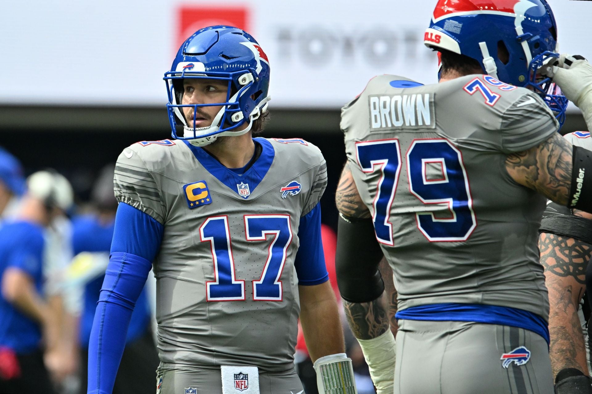 “Curse of 3rd jersey strikes” “Burn them” - NFL fans blame Bills’ “most disgusting” uniform for struggling vs. Chargers